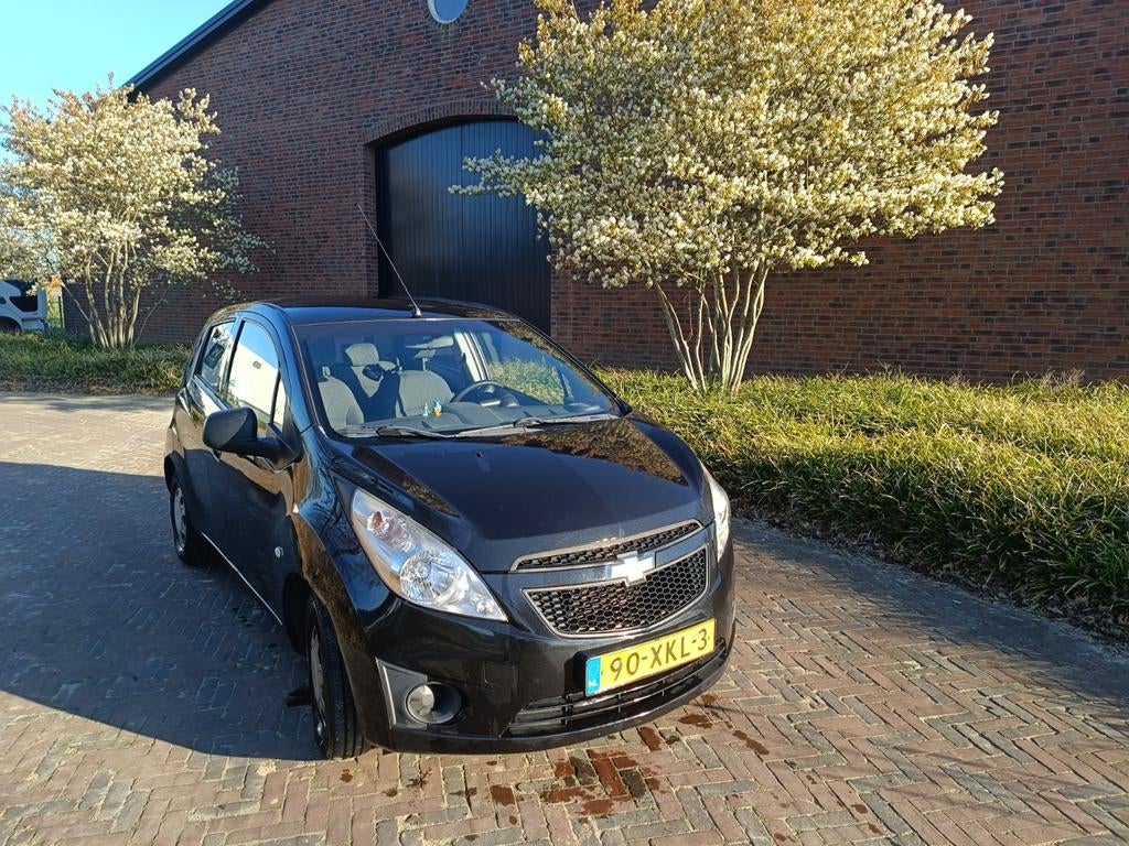 Chevrolet Spark 1.0 LPG Bi‑Fuel – 2012 – Verse APK – Zeer la, Auto's, Euro 5, 37 €/maand, 4 cilinders, Zwart