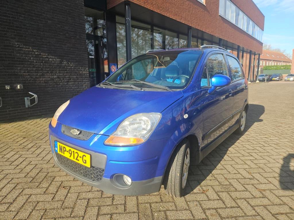 Chevrolet Matiz 1.0 2009 Blauw, Auto's, Chevrolet, Stof, 600 kg, Handgeschakeld, 995 cc