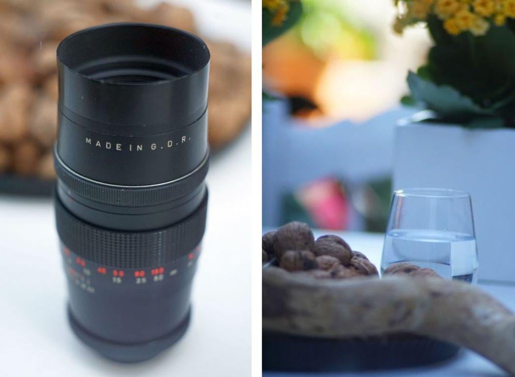 Pentacon 200mm f4 (M.O.G. Orestegor) Exa of E-mount, Ophalen of Verzenden, 1960 tot 1980