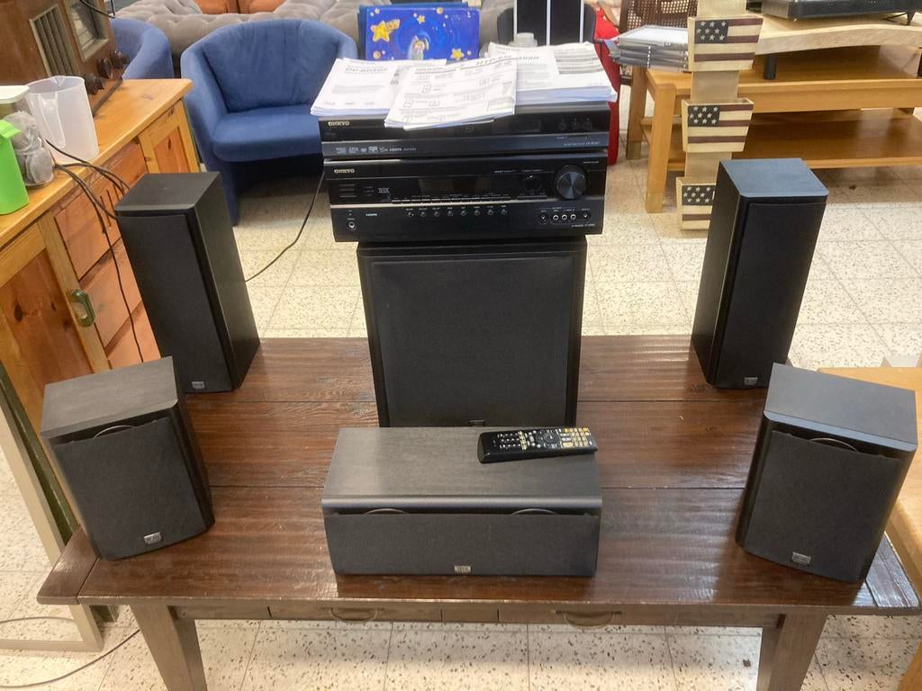 Onkyo Surround Set - Home Cinema Ervaring, Overige merken, Gebruikt, Blu-ray-speler, 70 watt of meer