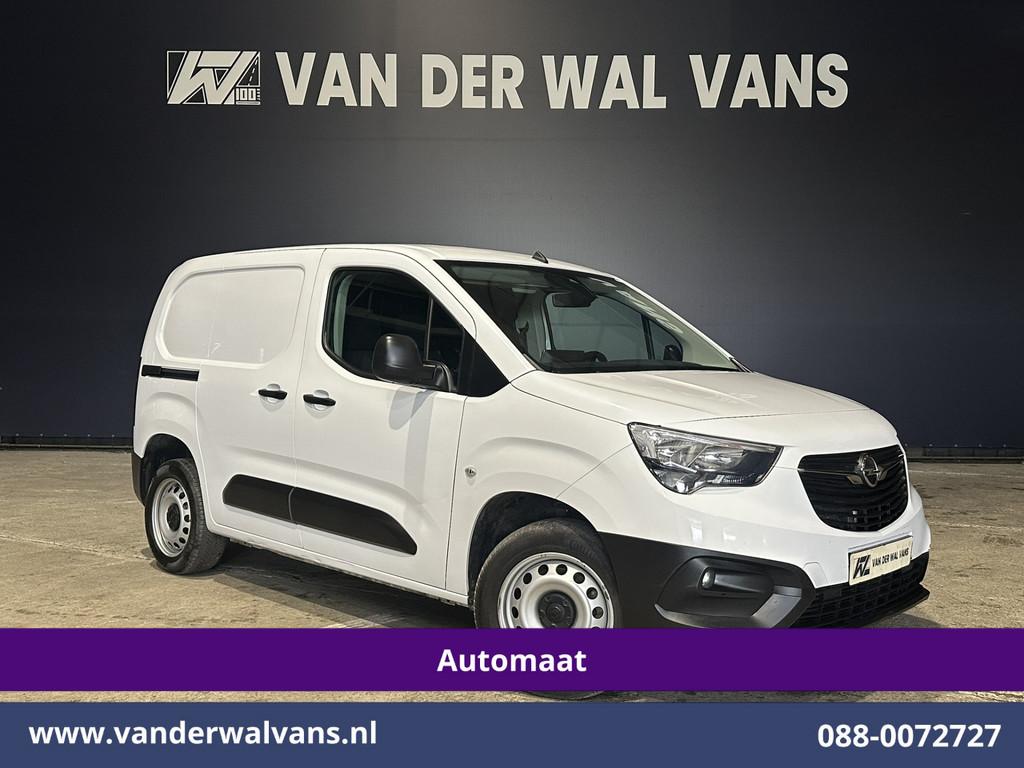 Opel Combo 1.5D 131pk Automaat L1H1 Euro6 Airco | 3-Zits | C, Auto's, Stof, Gebruikt, 4 cilinders, Wit