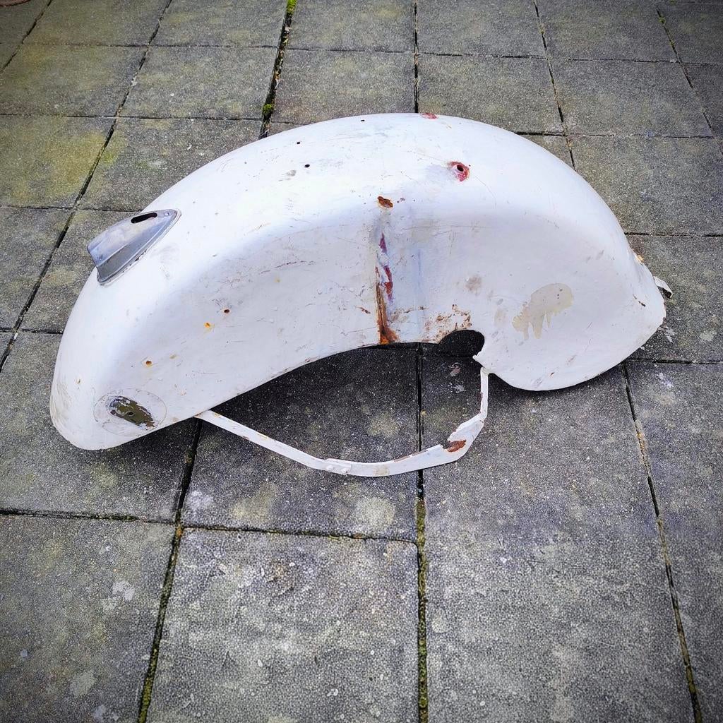 Auth Harley PANHEAD Achterspatbord 20cm (Big Twin/Duo-Glide), Motoren, Onderdelen | Harley-Davidson, Ophalen of Verzenden, Gebruikt