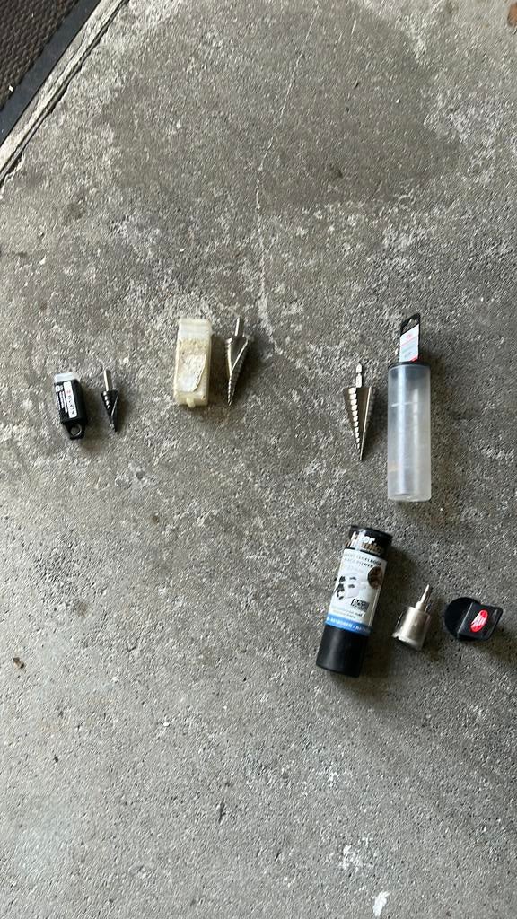 Stappen boren, Doe-het-zelf en Verbouw, Ophalen, Zo goed als nieuw