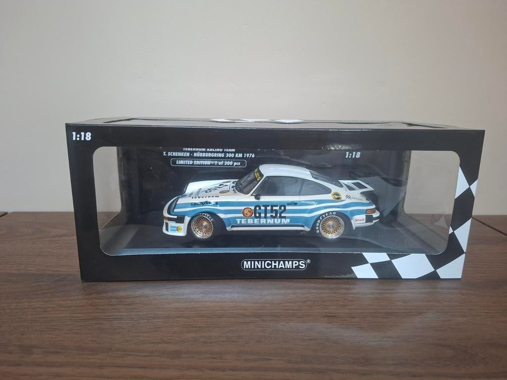Minichamps Porsche 934 1/18, Ophalen, Zo goed als nieuw, Auto, MiniChamps