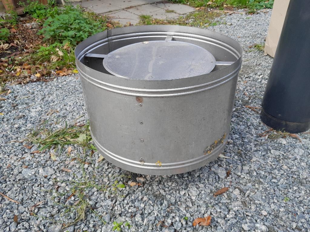 trekkap voor schoorsteen rvs, Ophalen, Gebruikt, Overige brandstoffen, Overige soorten