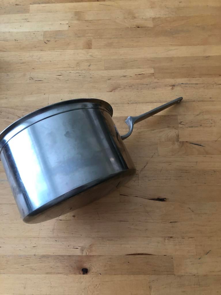 Steelpan van ontwerper Dick Simons Gero Zilmeta 1.5L, Huis en Inrichting, Keuken | Potten en Pannen, Ophalen of Verzenden, Gebruikt