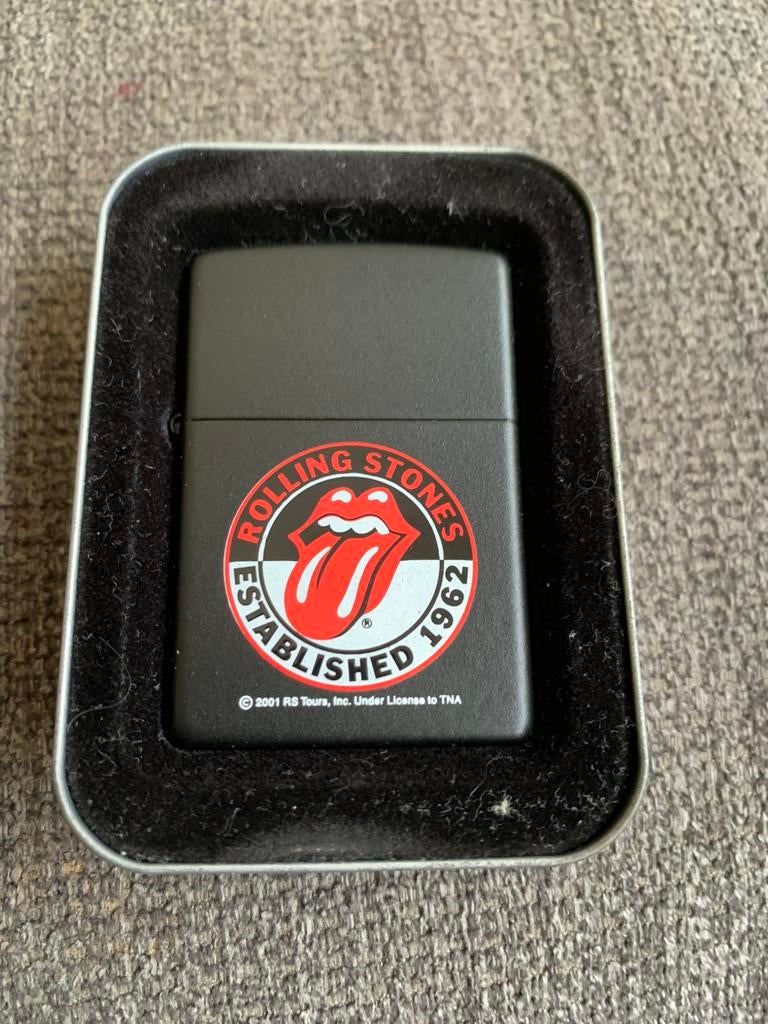 Rolling Stones Zippo aansteker, Ophalen of Verzenden, Zo goed als nieuw