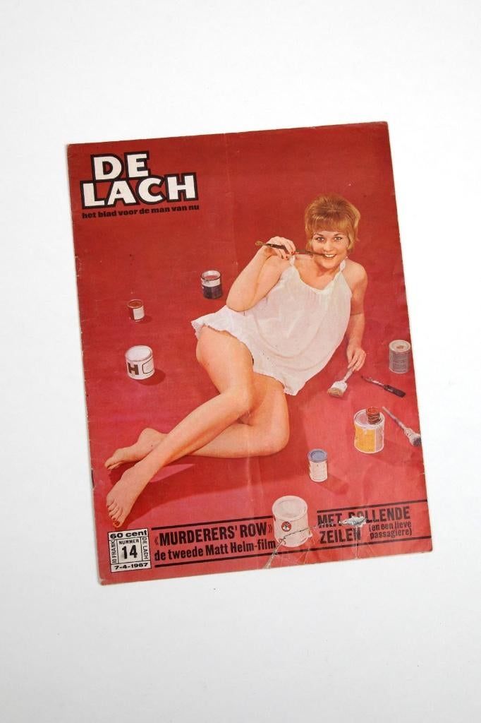 VINTAGE MAGAZINE de lach no. 14 1967 GRATIS VERZENDING, Boeken, Tijdschriften en Kranten, Verzenden, Gelezen, Overige typen