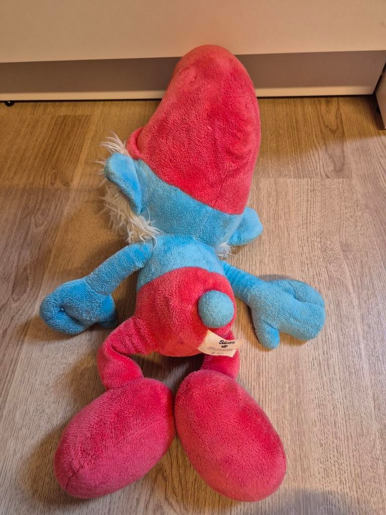 Grote smurf knuffel 48 cm De Smurfen, Verzamelen, Smurfen, Ophalen of Verzenden