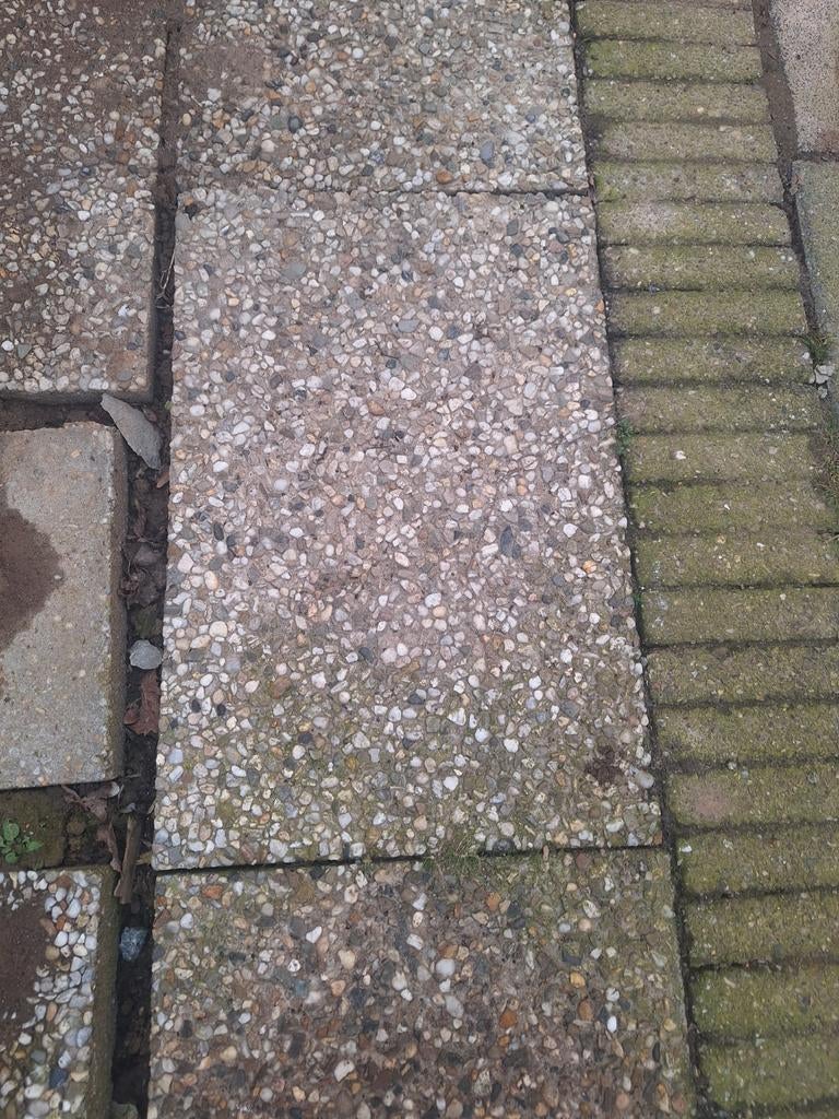 Grindtegels, Tuin en Terras, Ophalen, Beton, Terrastegels