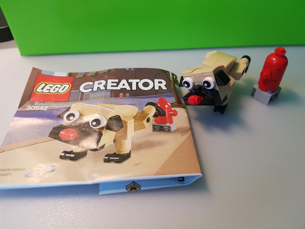 Lego 30542 - Cute Pug - hondje (Creator), Gebruikt, Lego, Compleet, Ophalen of Verzenden