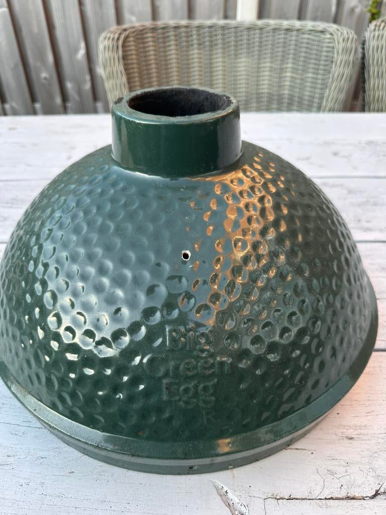 Dome MiniMax/Small Big Green Egg, Tuin en Terras, Houtskoolbarbecues, Ophalen, Gebruikt