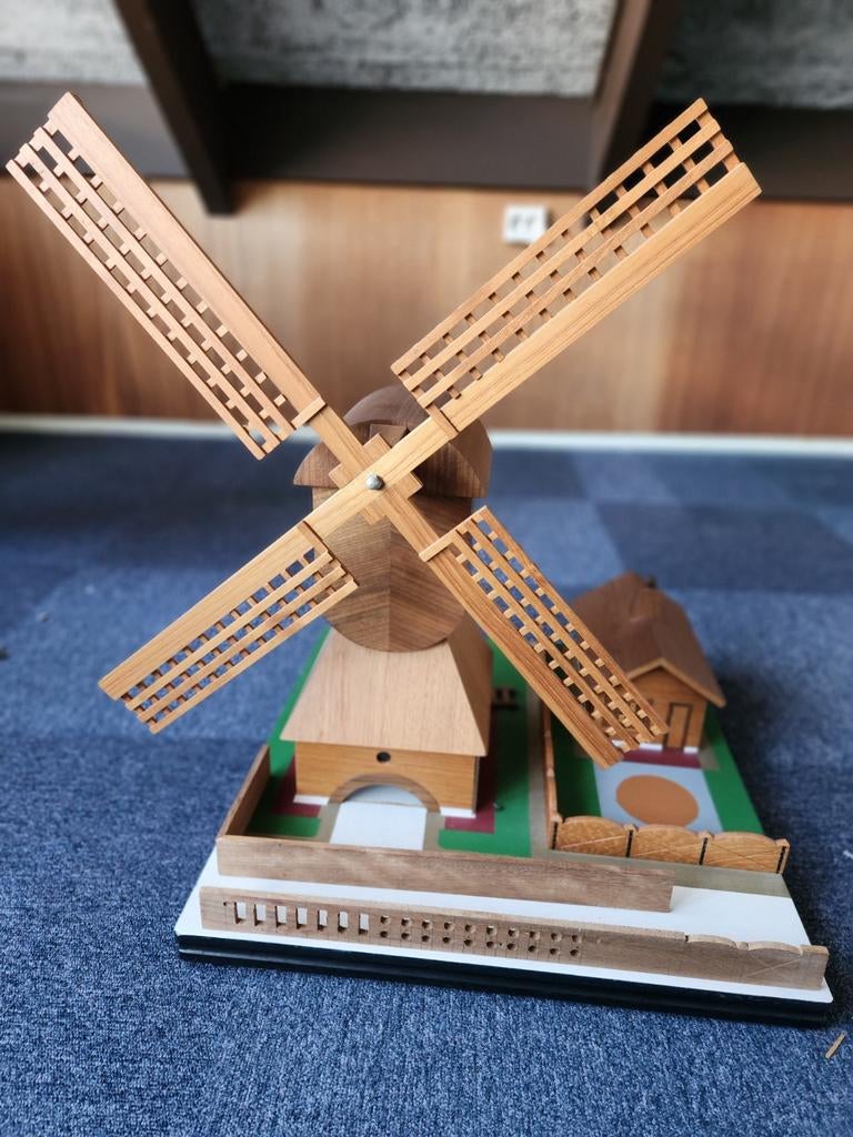 Houten decoratie molen, handgemaakt, Ophalen, Nieuw