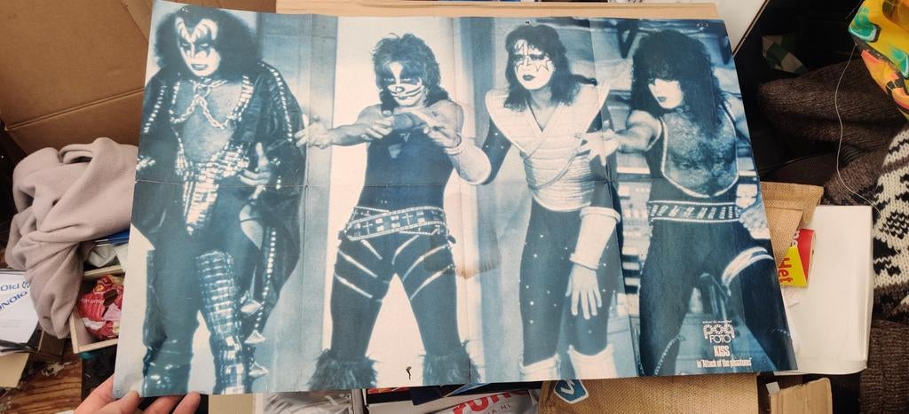 Kiss poster popfoto abba, Ophalen of Verzenden, A1 t/m A3, Film en Tv