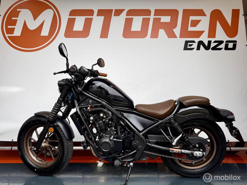 Honda CMX 500 REBEL 35 KW A2 RIJB 1700 KM 3 jr Garan 1e eig, Motoren, Motoren | Honda, Honda, Chopper, Bedrijf, ABS