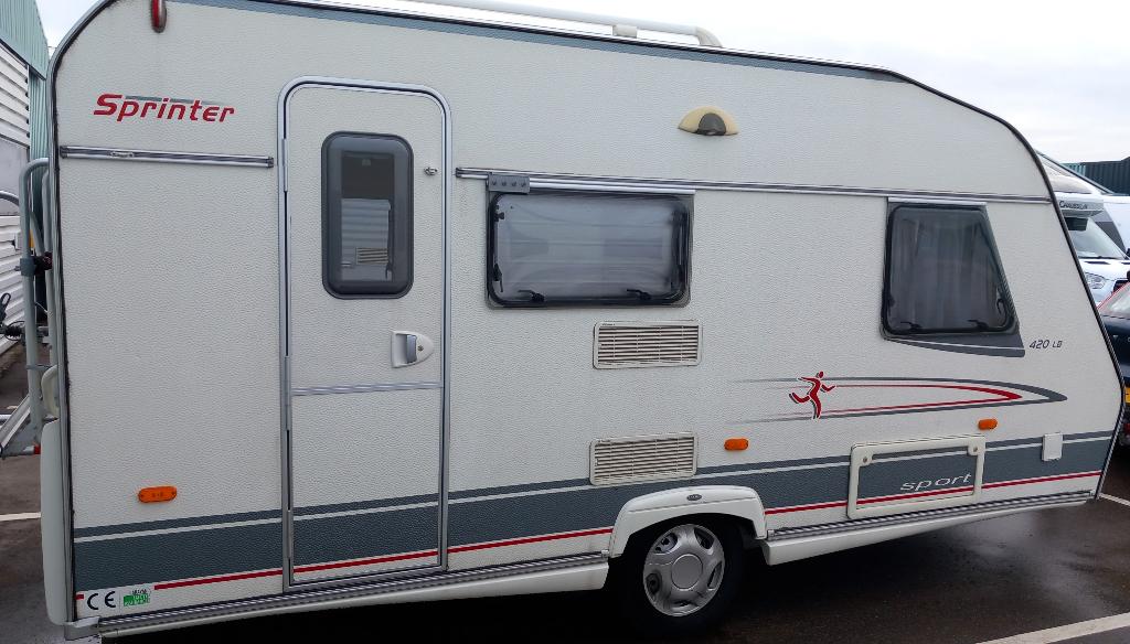 Caravan Beijerland Sprinter 420 LB sport, Omvormbare zithoek, Treinzit, 750 - 1000 kg, Particulier