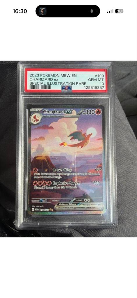 Pokemon Charizard ex Special Illustration Rare PSA 10, Ophalen of Verzenden, Nieuw