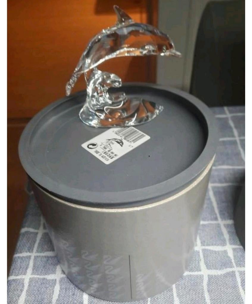 Swarovski in box. Dolfijn, Verzamelen, Swarovski, Ophalen of Verzenden, Zo goed als nieuw, Figuurtje