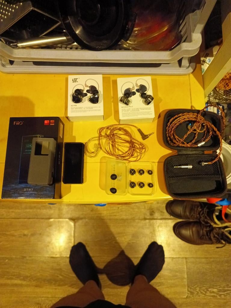 Fiio BTR7 - KZ PRX planar IEMs - KZ ZS10 Pro 2, Telecommunicatie, Mobiele telefoons | Overige merken, Zo goed als nieuw, Geen camera