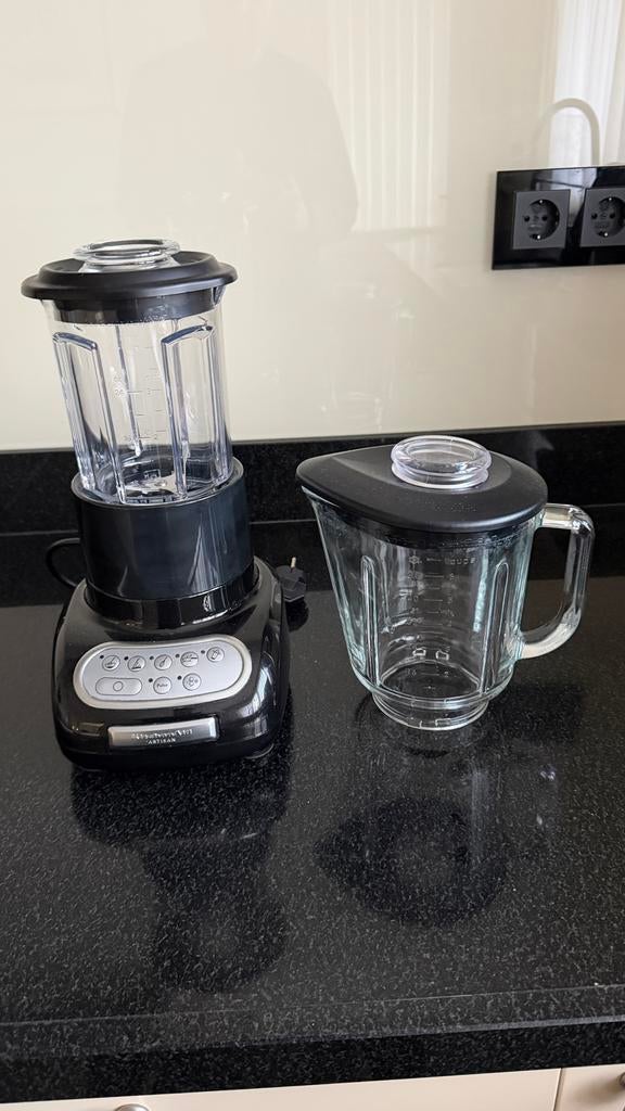 KitchenAid 5KSB5553 Blender met 2 kommen, Witgoed en Apparatuur, Blenders, Ophalen of Verzenden, Gebruikt, Powerblender