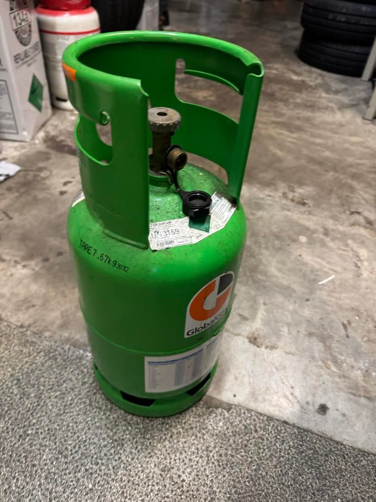 Lege airco gasflessen 12kg  r134yf, Doe-het-zelf en Verbouw, Ophalen of Verzenden, Gebruikt
