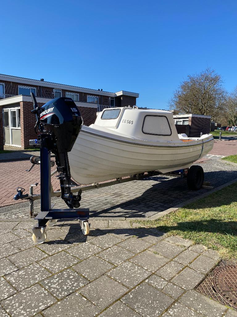 Vissersboot, 10 tot 30 pk, Gebruikt, Ophalen of Verzenden, 3 tot 6 meter