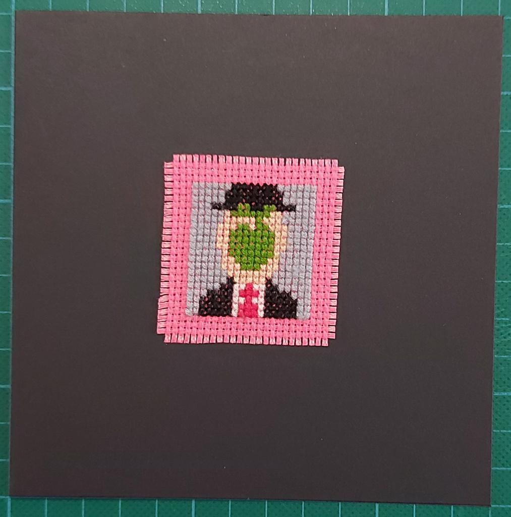 kaart met geborduurd de Zoon des Mens (1793), Ophalen of Verzenden, Nieuw, Overige thema's