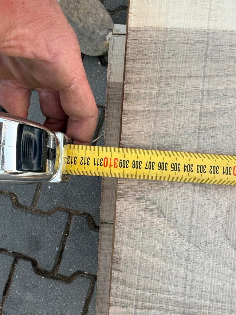 10 x walnoten schaaldelen 308x50x3,5 cm voor 500 euro, Tuin en Terras, Ophalen, 250 cm of meer, Planken