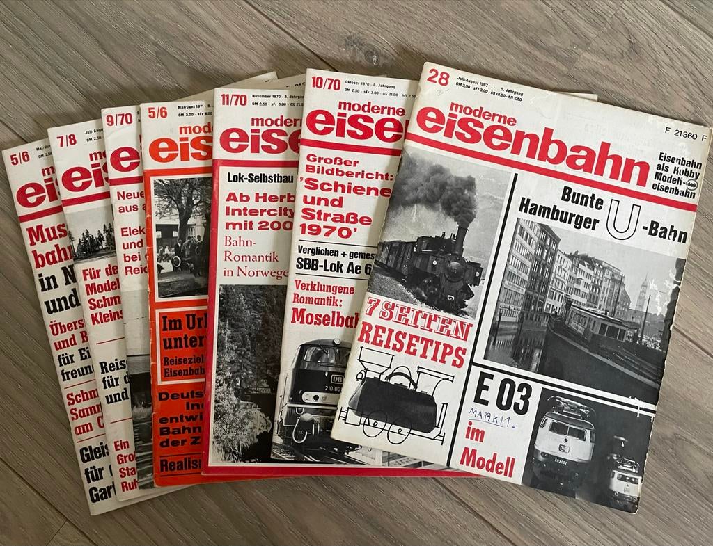 Moderne Eisenbahn tijdschriften, Ophalen of Verzenden, Gelezen, Overige typen