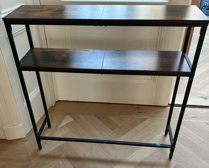 Kastje haltafeltje nieuw metaal hout, Ophalen of Verzenden, Zo goed als nieuw