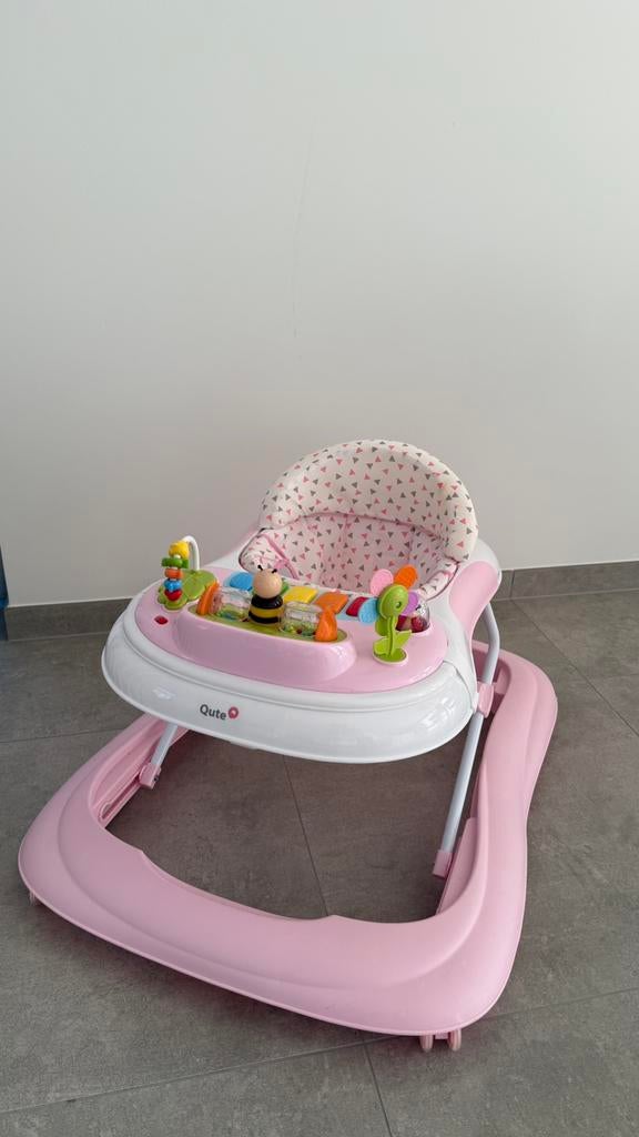 Mooie Qute Cooper Loopstoel Roze, Ophalen, Nieuw, Verstelbaar