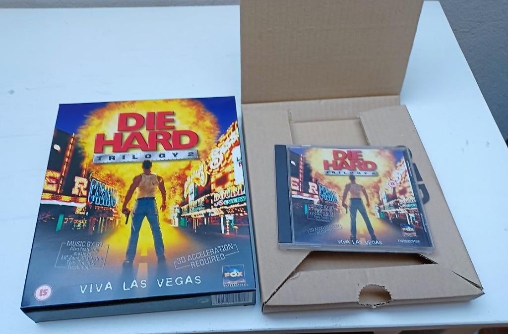 Die Hard trilogy in Bigbox, Avontuur en Actie, Gebruikt, Vanaf 18 jaar, 1 speler