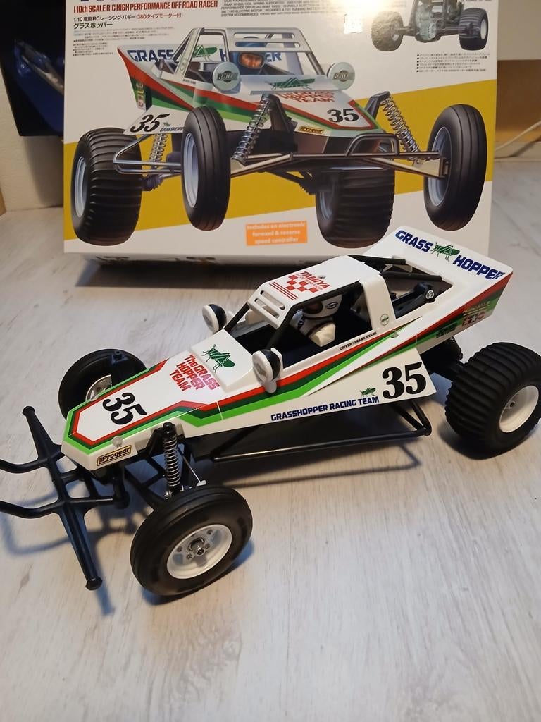 Tamiya 58346 De Grasshopper Te Koop., Hobby en Vrije tijd, Modelbouw | Radiografisch | Auto's, Nieuw, Auto offroad, Elektro, Schaal 1:10