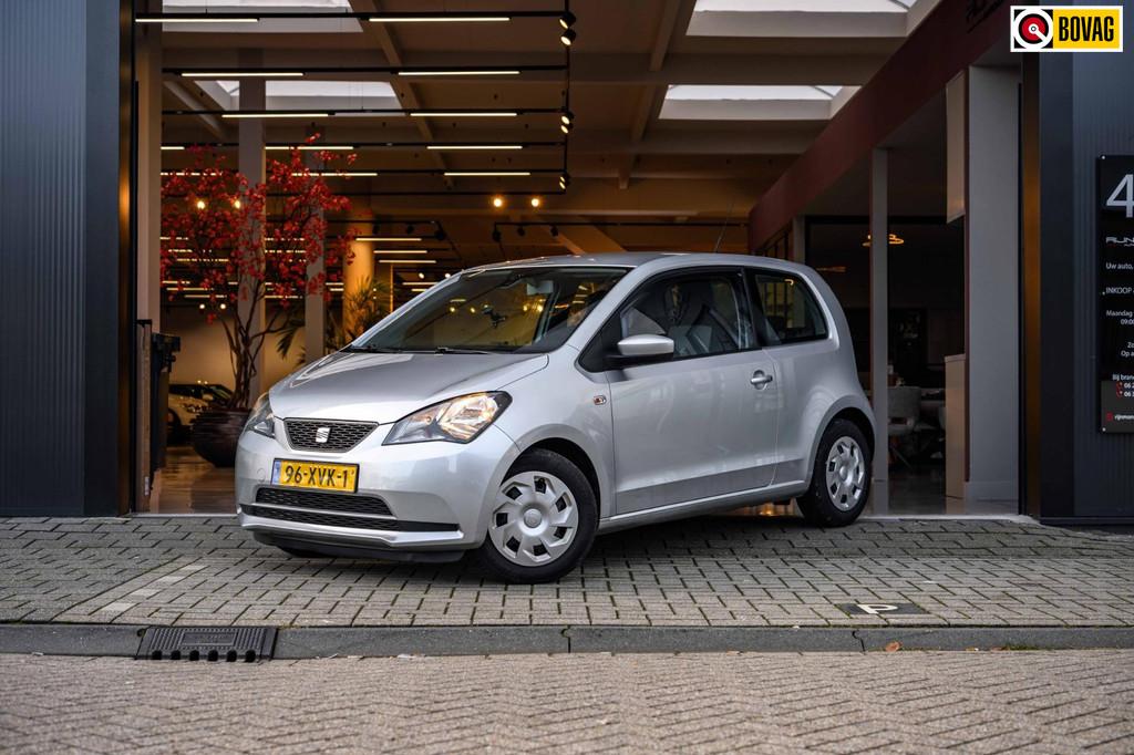 Seat Mii 1.0 Style |NAP|Airco|, Voorwielaandrijving, Euro 5, Stof, Zwart