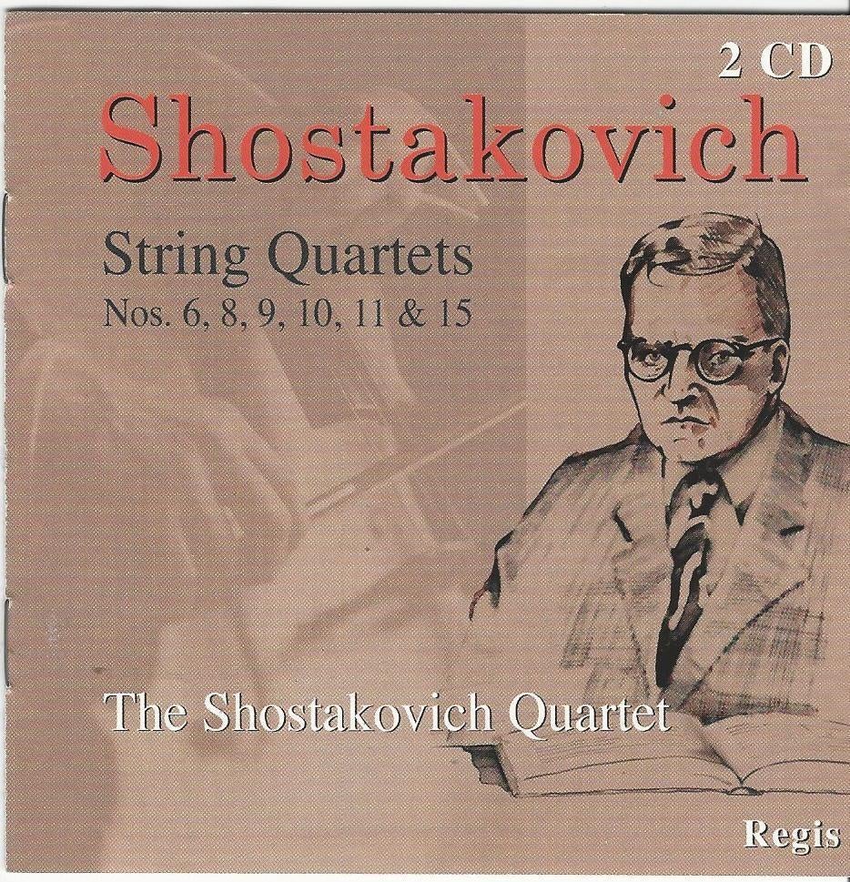 Shostakovich - String Quartets Nos. 6,8,10,11 & 15=2cd= 4,99, Ophalen of Verzenden, Classicisme, Zo goed als nieuw, Kamermuziek
