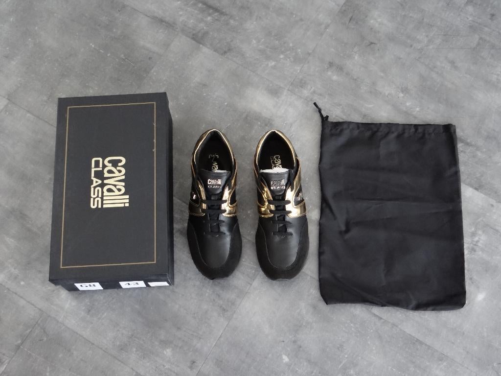 Cavalli Class / Roberto Cavalli Sneakers maat 43, Verzenden, Zwart, Nieuw, Sneakers of Gympen