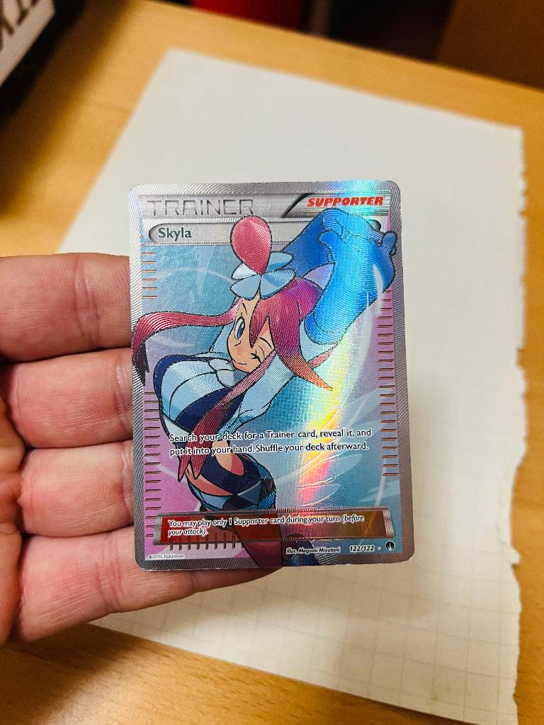 Skyla 122/122 Holo XY BREAKpoint Pokemon, Verzenden, Zo goed als nieuw, Losse kaart, Foil