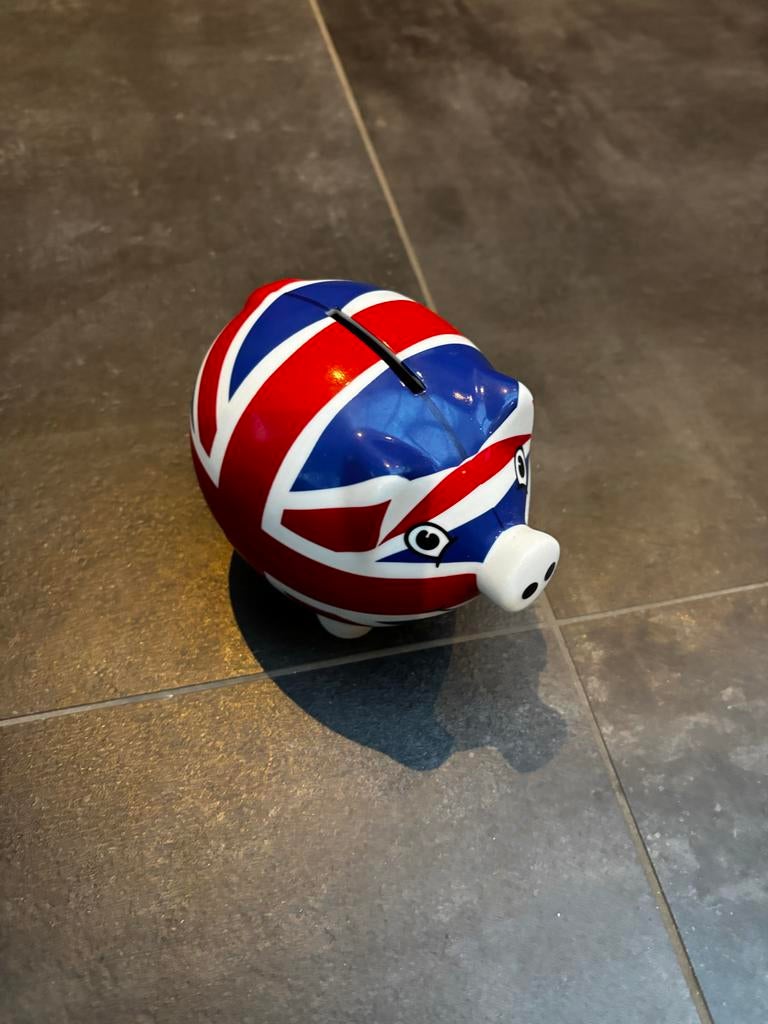 UK spaarvarken, Ophalen of Verzenden, Gebruikt, Steen, Aardewerk of Keramiek, Dier