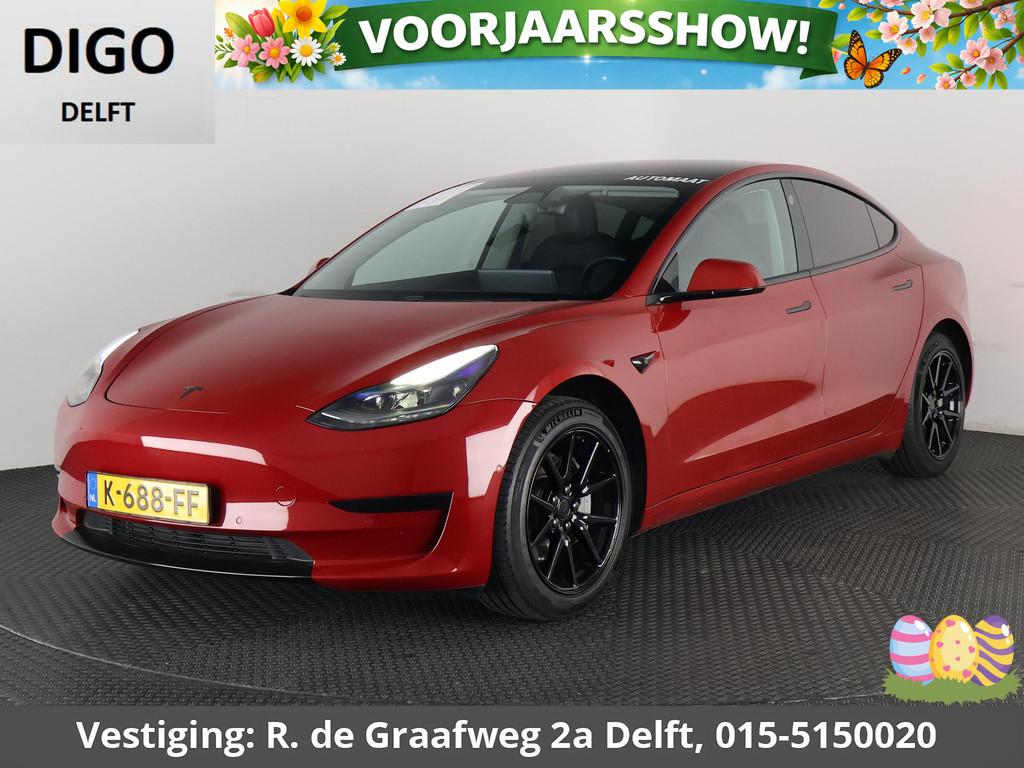 Tesla Model 3 Black Sport Pack RWD Plus 60 kWh 238 PK! | Nav, 238 pk, Gebruikt, Zwart, Stoelverwarming