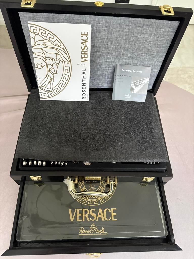 Rosenthal Versace Medusa bestekset 48-delig – luxe koffer, Ophalen