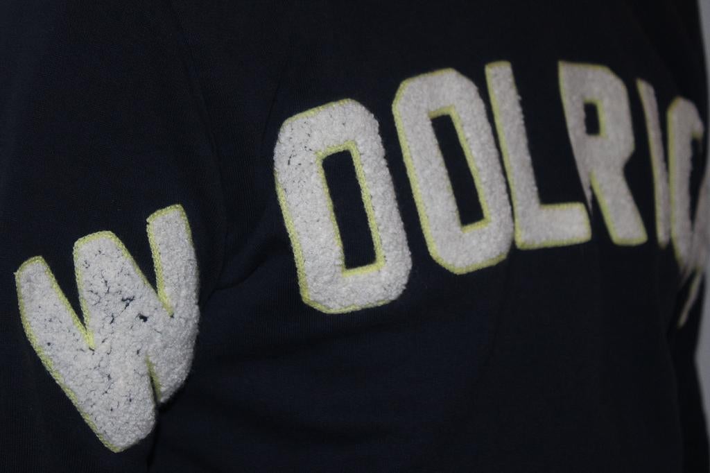 ZGAN Woolrich sweater trui maat S donkerblauw, Blauw, Ophalen of Verzenden, Zo goed als nieuw, Woolrich