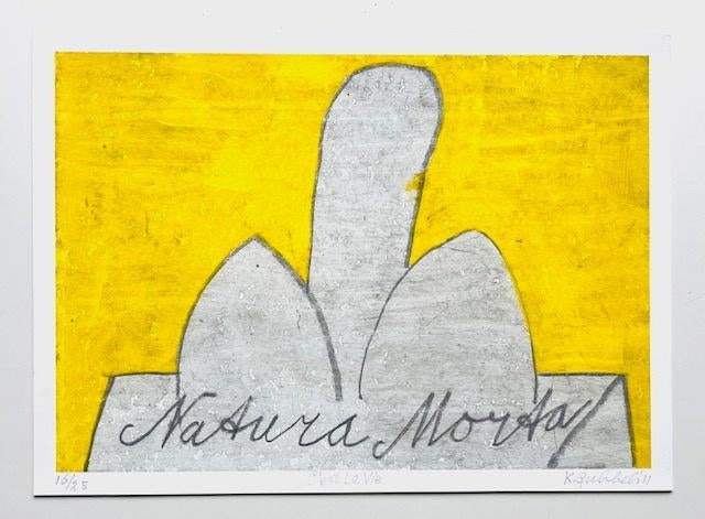 Klaas Gubbels; litho 2011; Nature Morta - C'est la vie, Ophalen