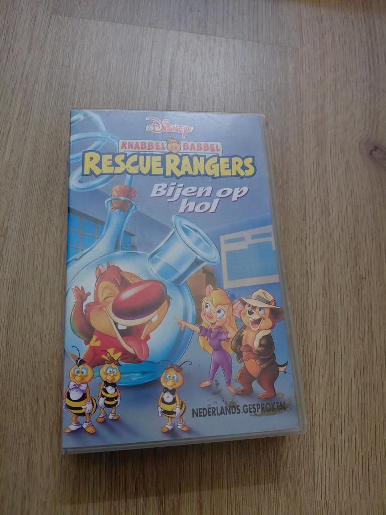 Disney Knabbel Babbel Rescue Ranger Bijen op hol VHS, Cd's en Dvd's, VHS | Kinderen en Jeugd, Alle leeftijden, Ophalen of Verzenden