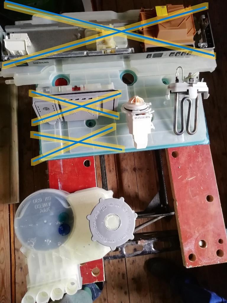 Diverse onderdelen Siemens vaatwasser: als partij of los, Ophalen of Verzenden, Gebruikt