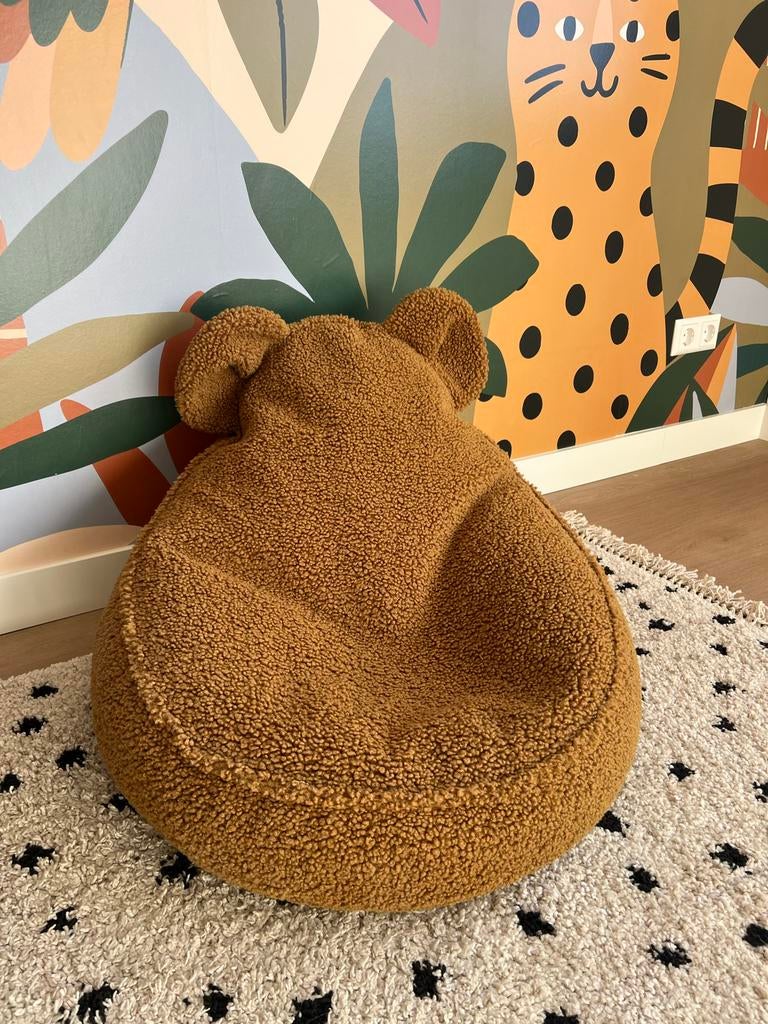 Wigiwama Zitzak Zitzak Maple Teddy, Ophalen of Verzenden, Zo goed als nieuw, Bruin, Zitzak