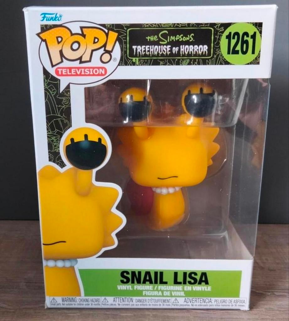 1261 Snail Lisa The Simpsons Funko Pop, Verzamelen, Poppetjes en Figuurtjes, Ophalen of Verzenden, Zo goed als nieuw