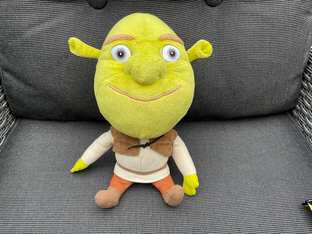 Zgan, niet kapot, Dreamworks Shrek knuffel 25cm, Ophalen, Overige figuren, Zo goed als nieuw, Beeldje of Figuurtje