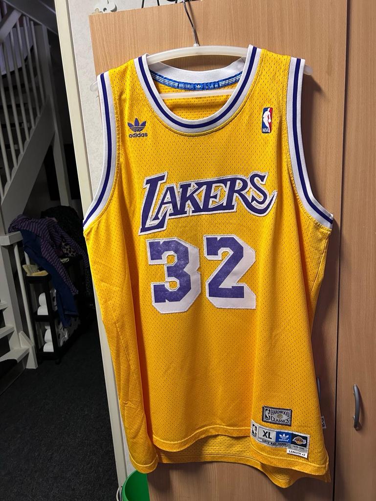 Adidas NBA Lakers Magic Johnson #32 Jersey XL, Sport en Fitness, Basketbal, Ophalen of Verzenden, Gebruikt, Kleding