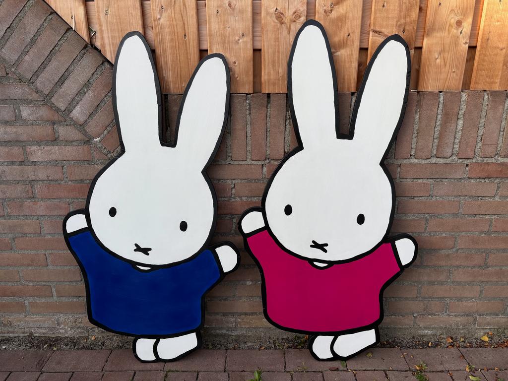 Nijntje geboortebord roze of blauw, Kinderen en Baby's, Kraamcadeaus en Geboorteborden, Ophalen, Zo goed als nieuw