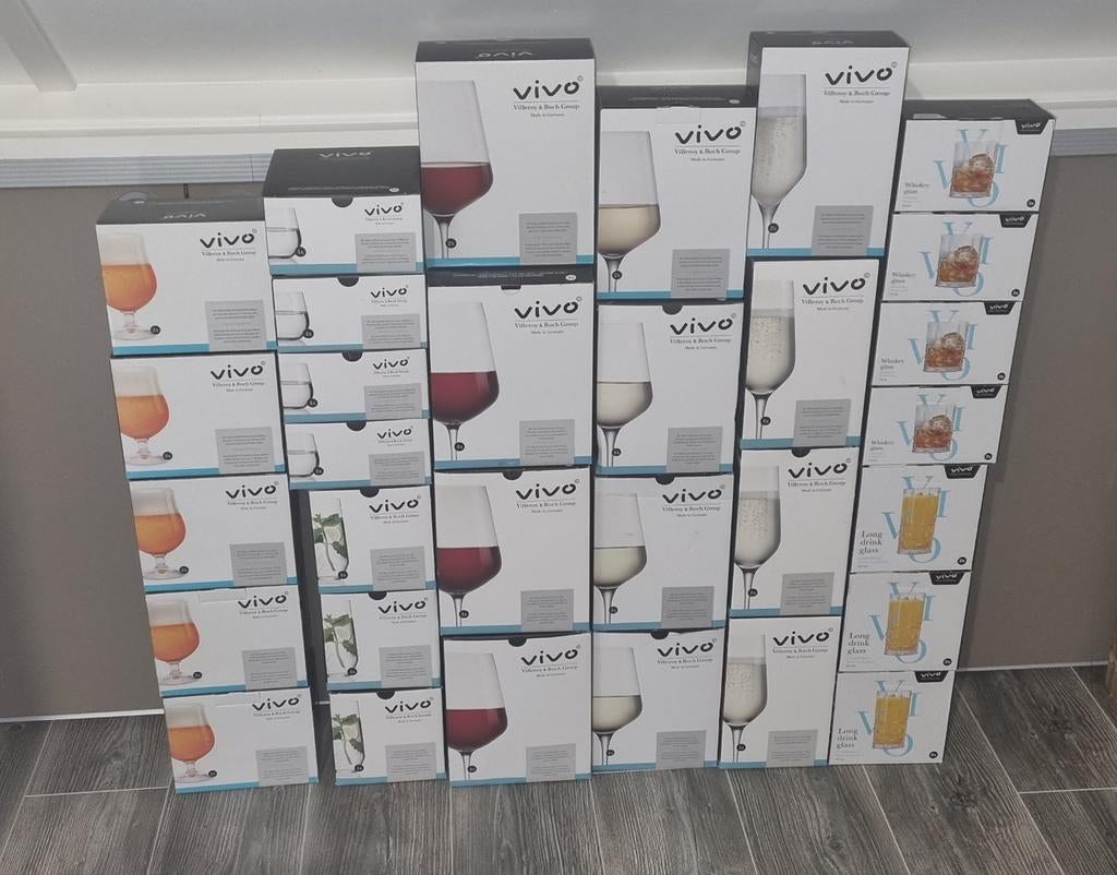 VIVO Villeroy & Boch // AH Albert Heijn kristalglazen, Glas of Glazen, Nieuw, Ophalen of Verzenden, Glas